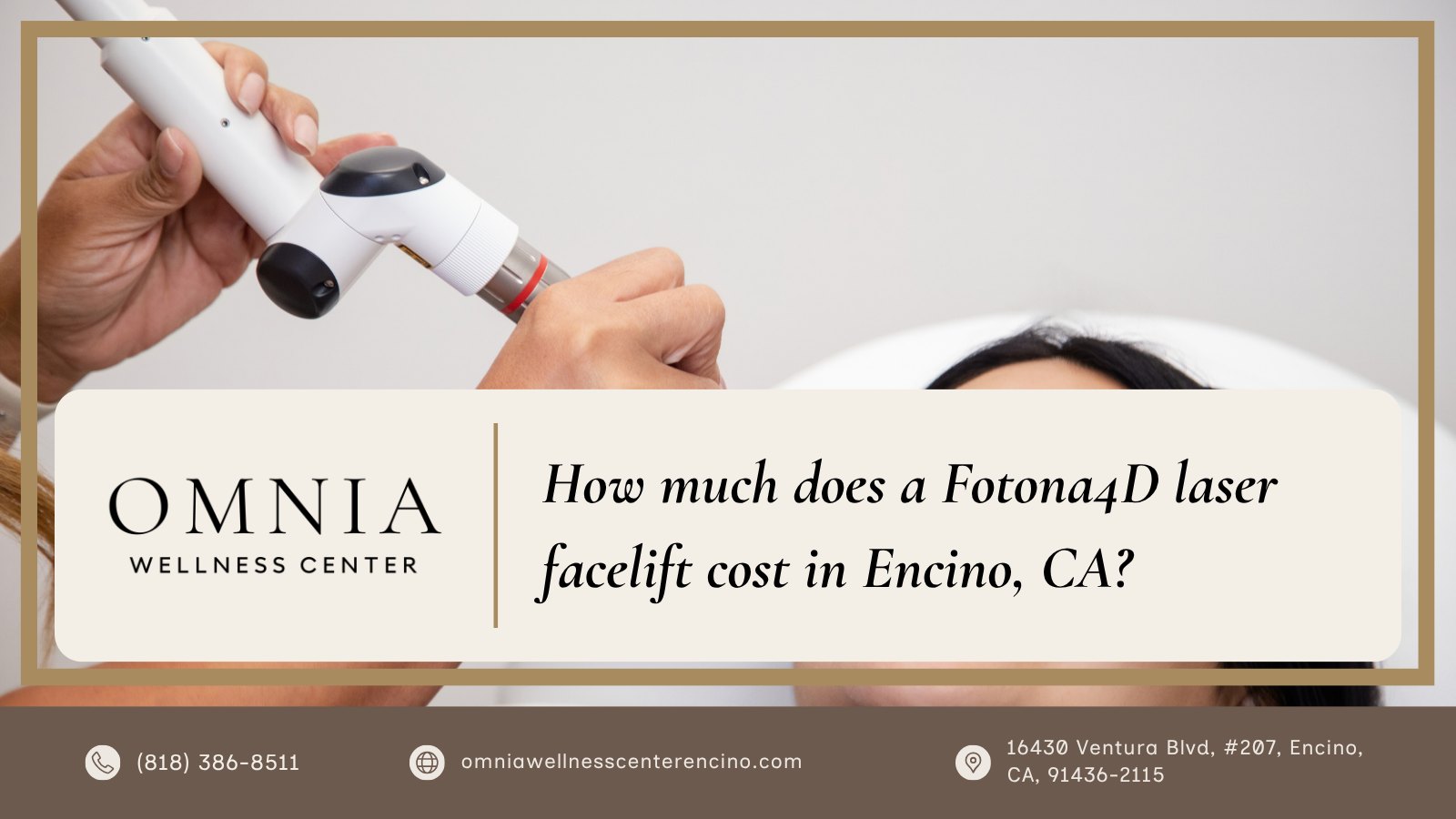 How Much Does a Fotona4D® Laser Facelift Cost in Encino?